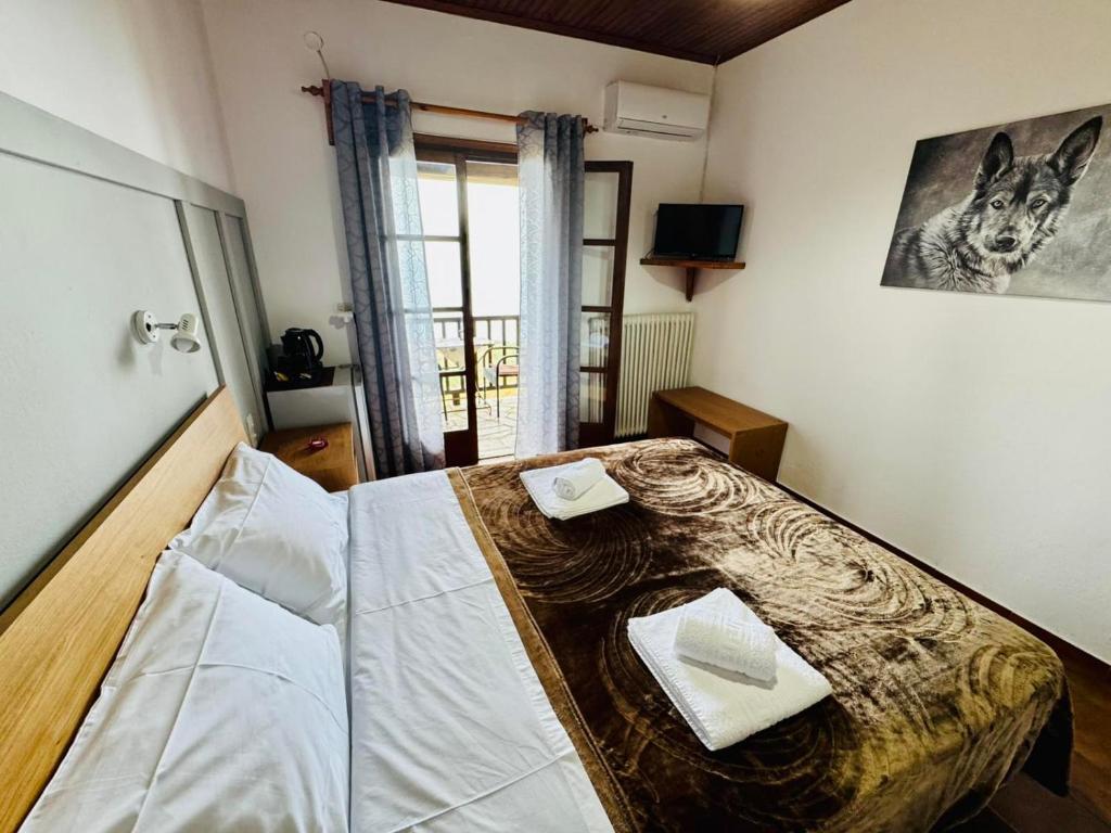 Postel nebo postele na pokoji v ubytování Villa Horizon