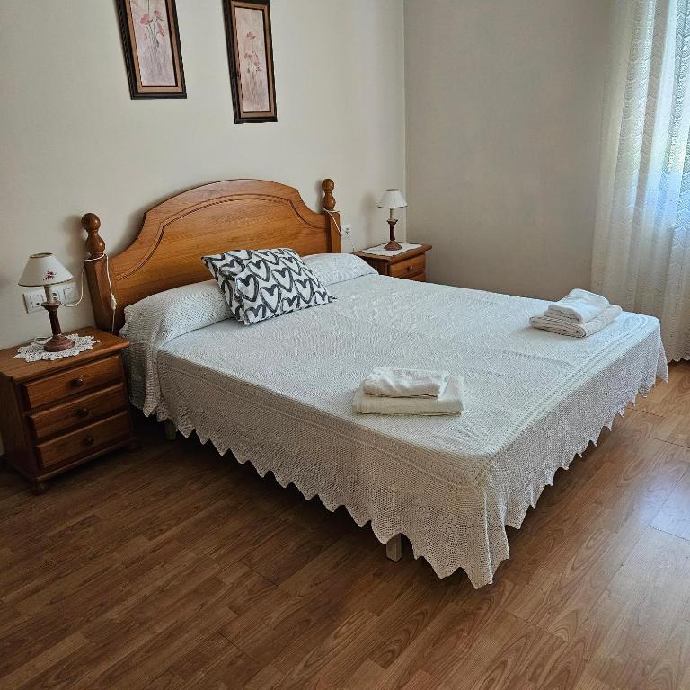 Posteľ alebo postele v izbe v ubytovaní Lhamo Mandala House