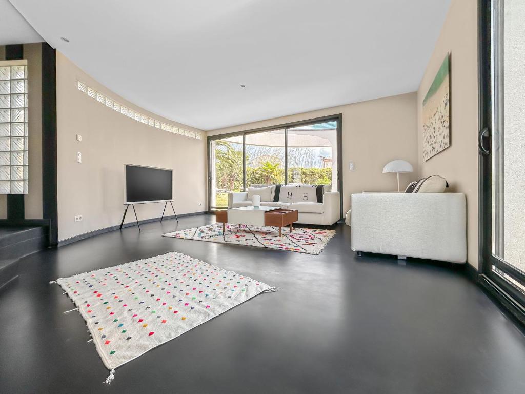 Posezení v ubytování Villa 6 pers à 500m de la mer