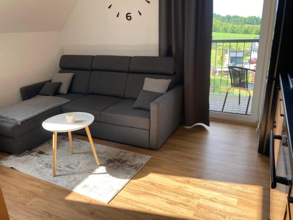 Posezení v ubytování Apartmán JUZION skiareál Bukova hora