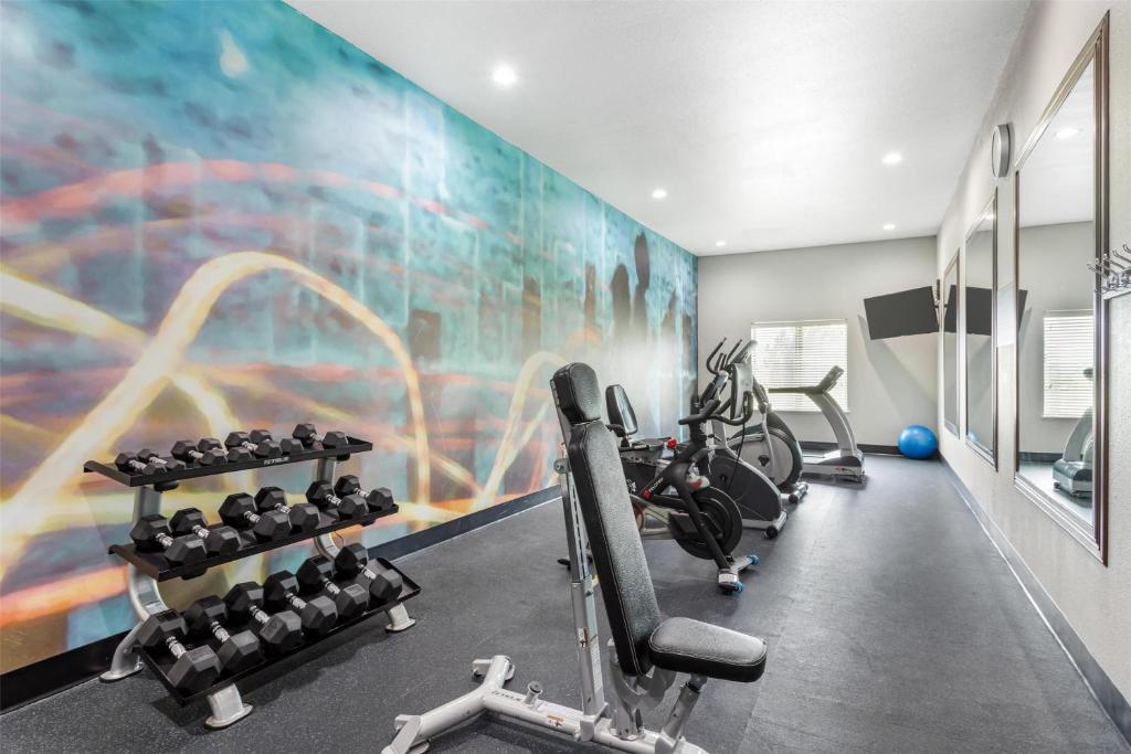 Fitness centrum a/nebo fitness zařízení v ubytování Best Western Plus Waller Hotel