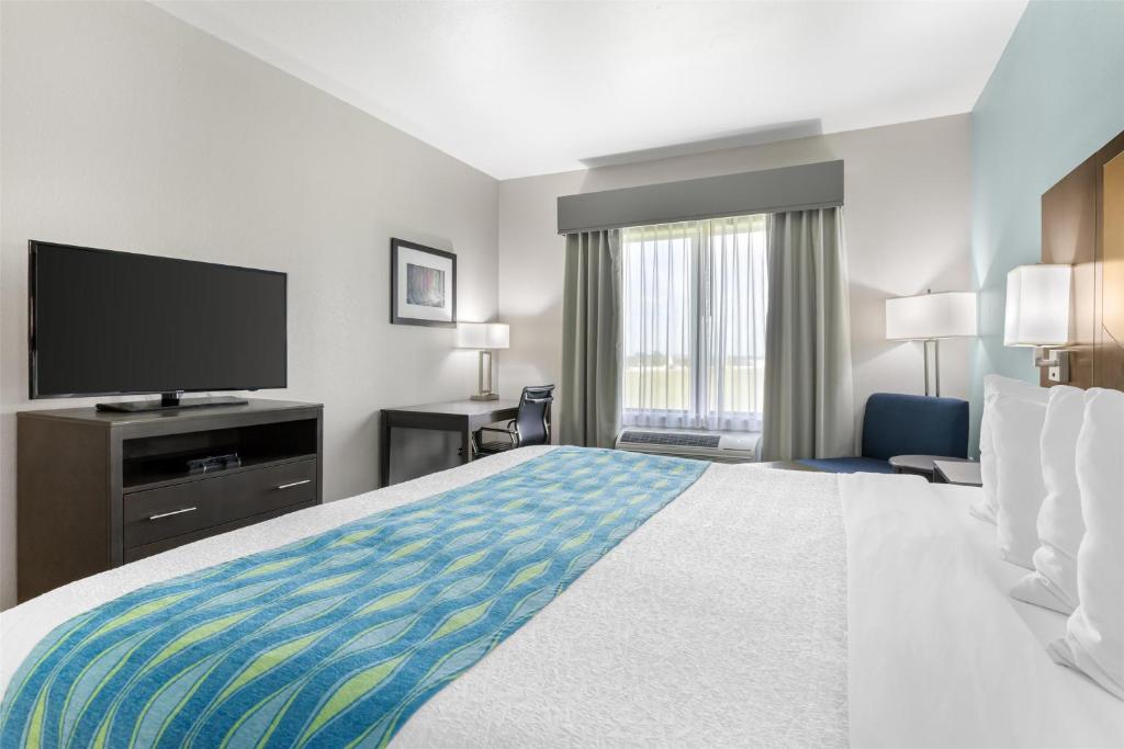 TV a/nebo společenská místnost v ubytování Best Western Plus Waller Hotel