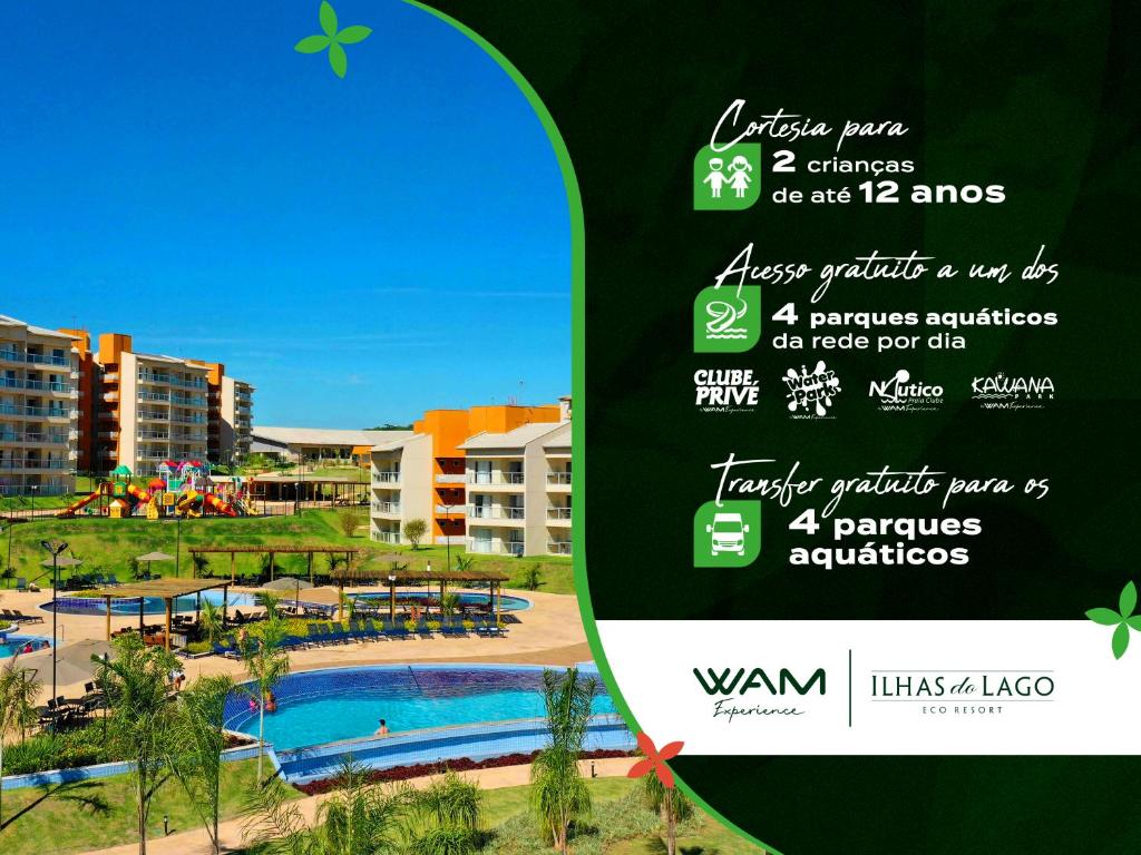 A piscina localizada em Ilhas do Lago Eco Resort by WAM Experience ou nos arredores