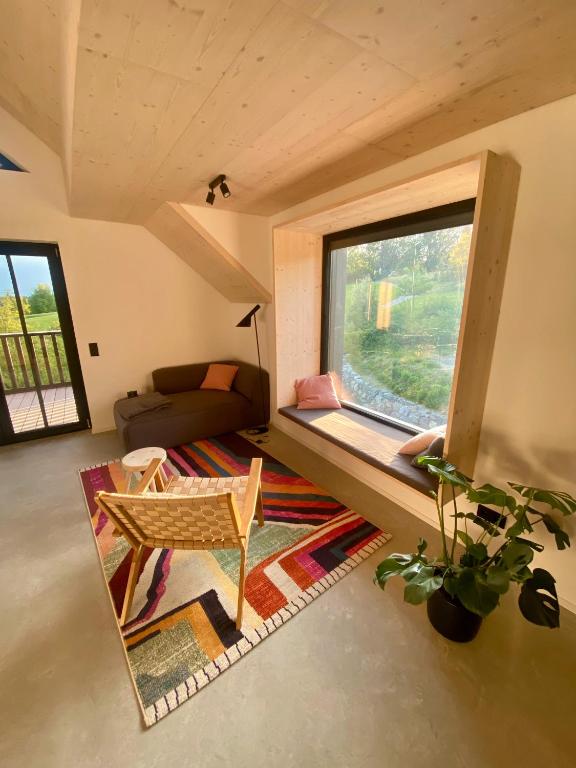 Posezení v ubytování Ferienappartements Bayer