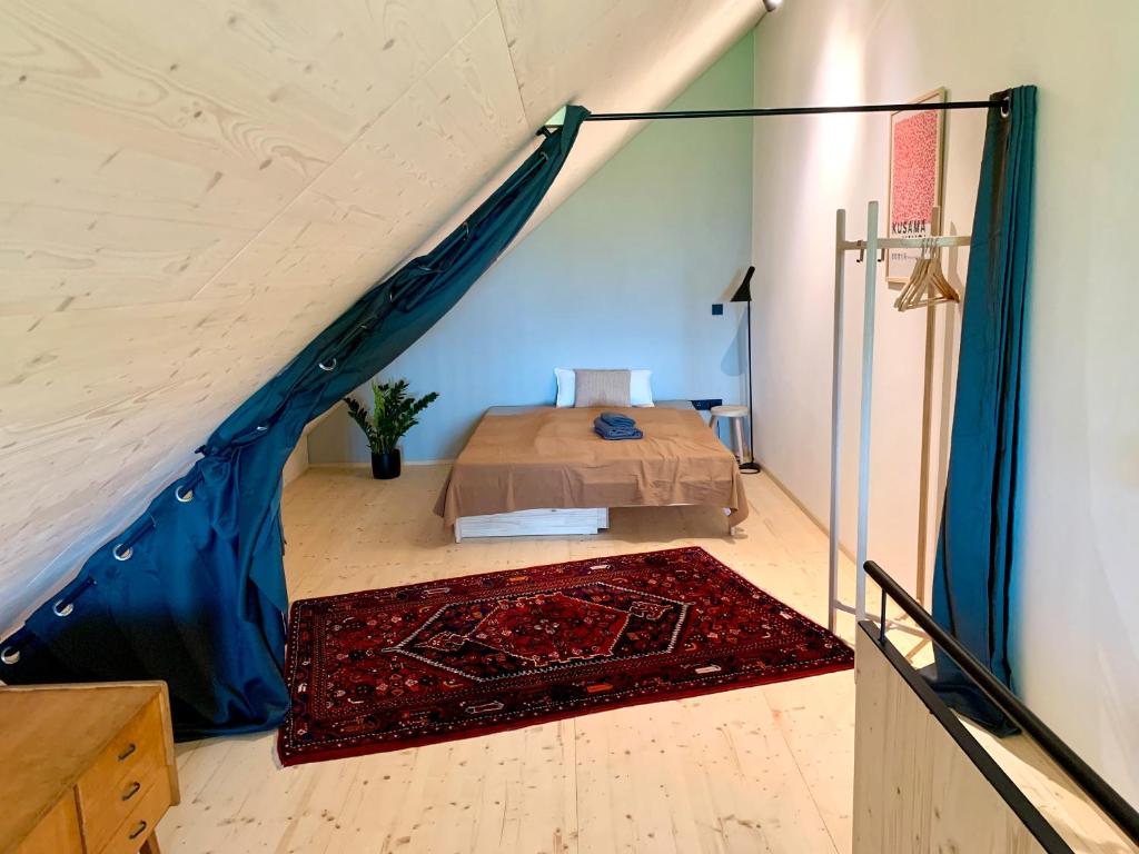 Postel nebo postele na pokoji v ubytování Ferienappartements Bayer