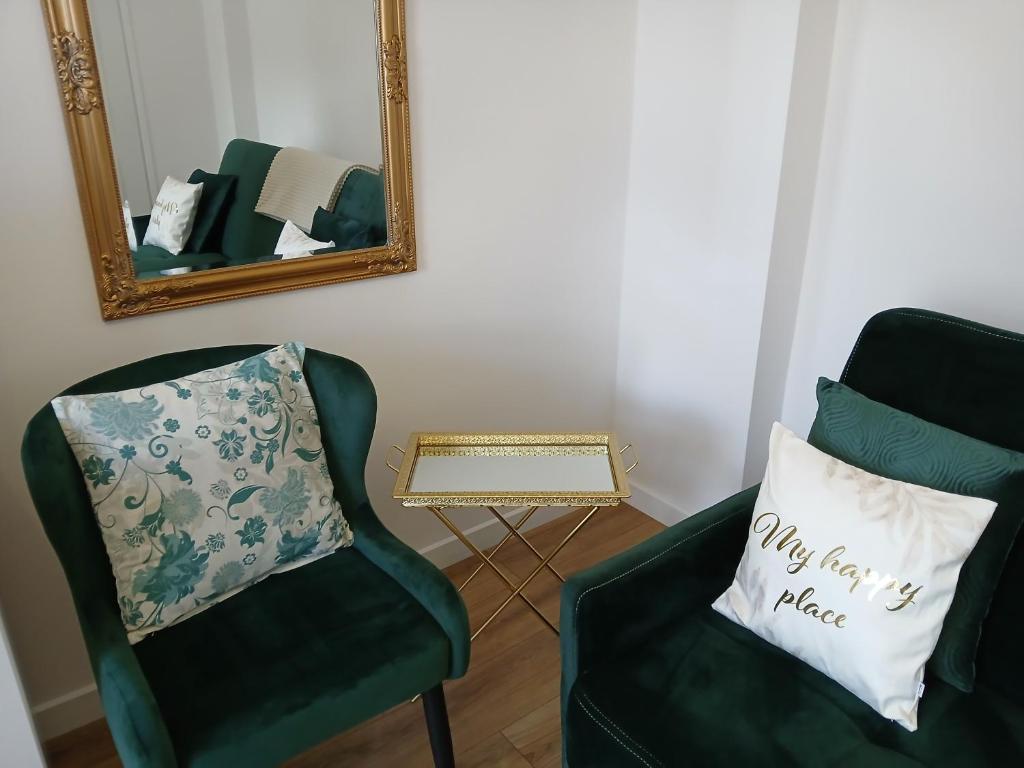 Posezení v ubytování APARTAMENT NAD SANEM