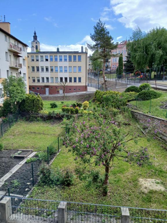 Zahrada ubytování APARTAMENT NAD SANEM