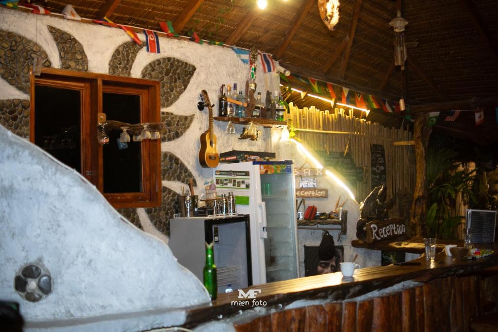 Lounge nebo bar v ubytování eco trekking lodge, Bar & jungle tour's