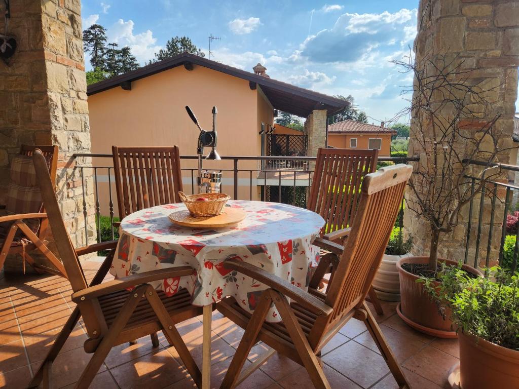 Balkón alebo terasa v ubytovaní Rocca View Apartment