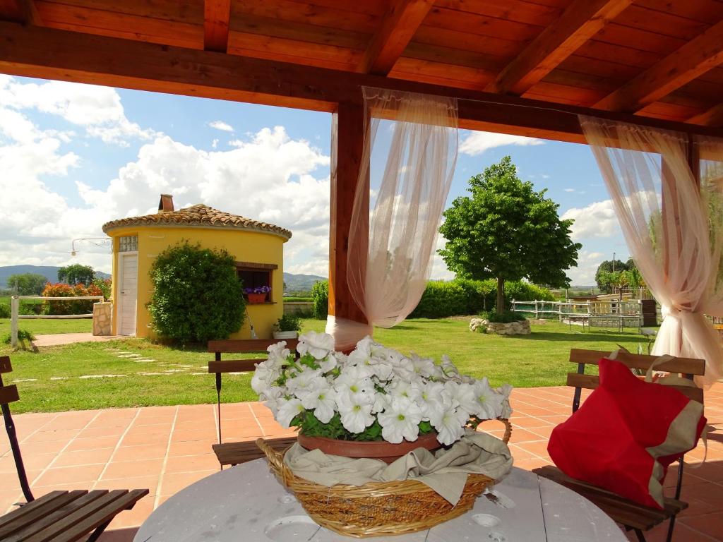 Vonkajšia záhrada v ubytovaní La Vecchia Stalla B&B