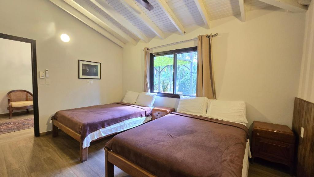 Cama o camas de una habitación en Estanzuela Eco Lodge