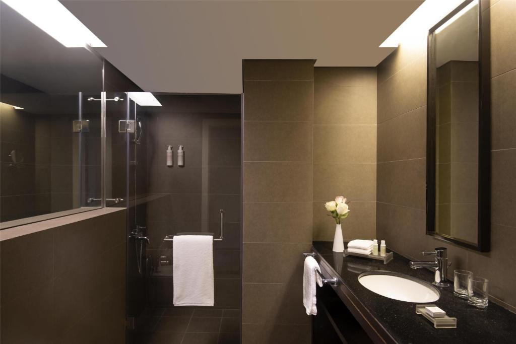 Koupelna v ubytování Bristoria Hotel Erbil