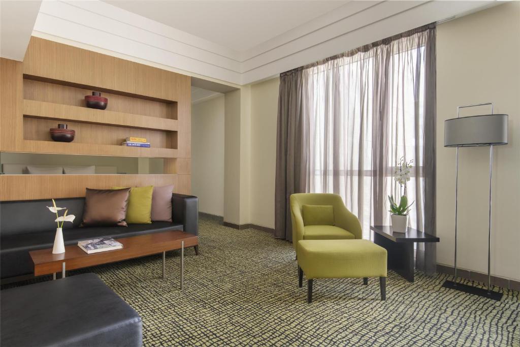 Posezení v ubytování Bristoria Hotel Erbil