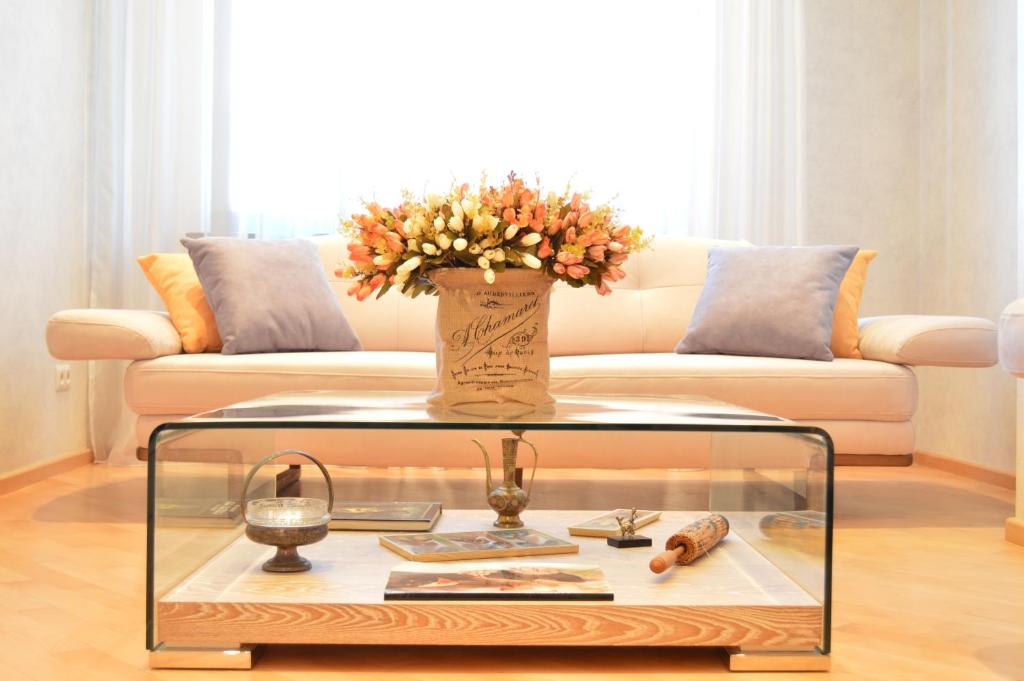 Posezení v ubytování Maxela Apartments