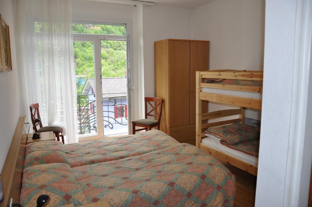 Postel nebo postele na pokoji v ubytování Albergo Stazione