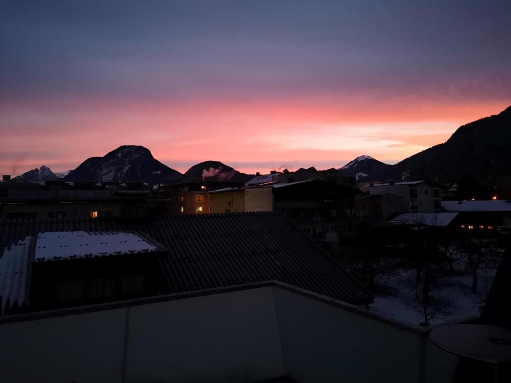Nespecifikovaný výhled na hory nebo výhled na hory při pohledu z apartmánu