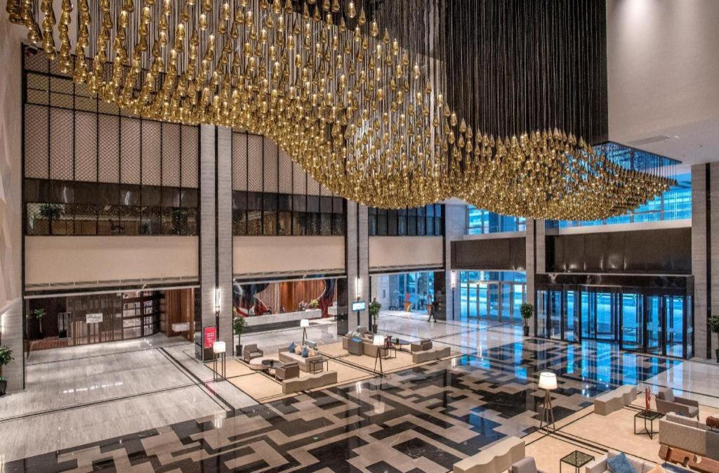 Posezení v ubytování Hui Feng Wan Yun Hotel Hefei