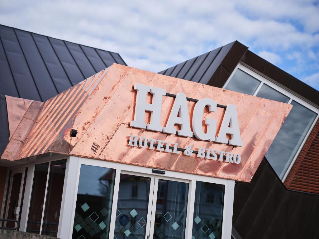 Certifikát, hodnocení, plakát nebo jiný dokument vystavený v ubytování HAGA Hotell & Bistro