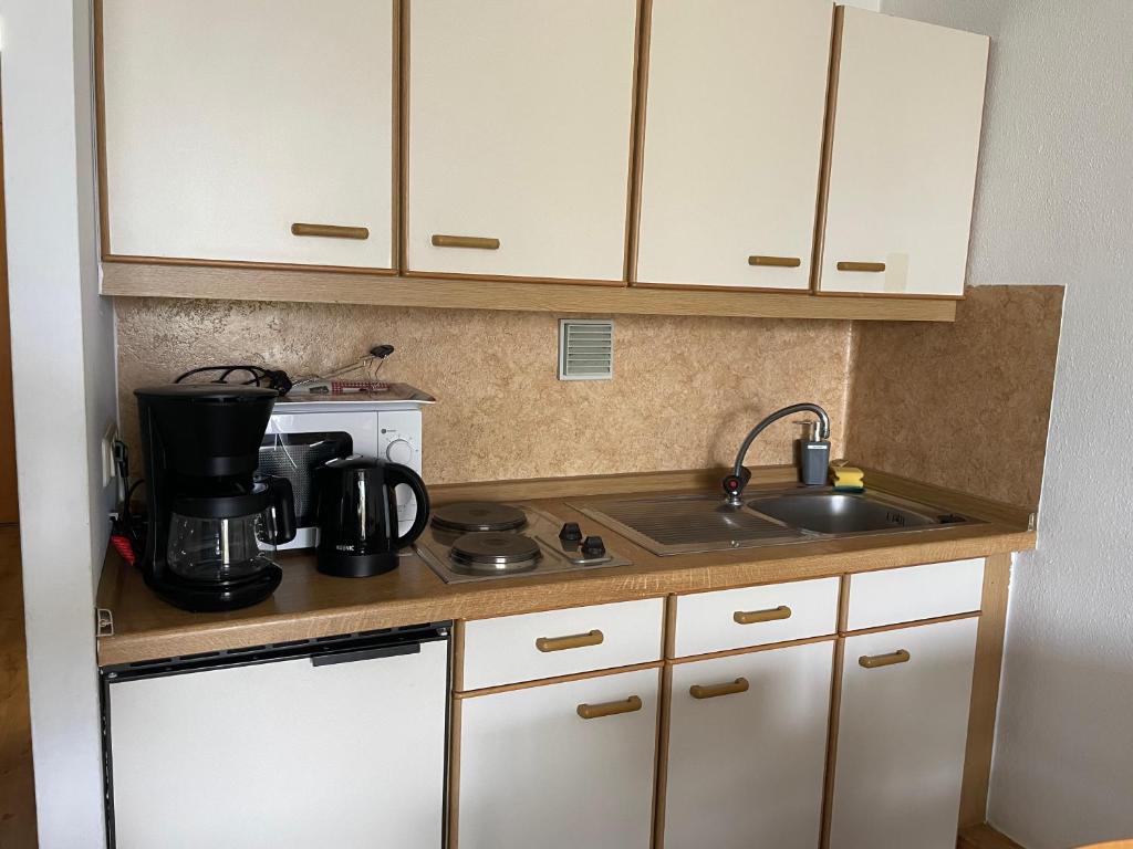 Kuchyň nebo kuchyňský kout v ubytování Casa Köstner