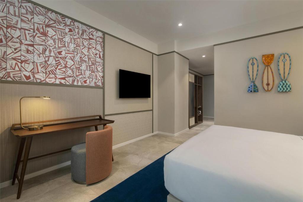 TV a/nebo společenská místnost v ubytování Hyatt Centric Santo Domingo