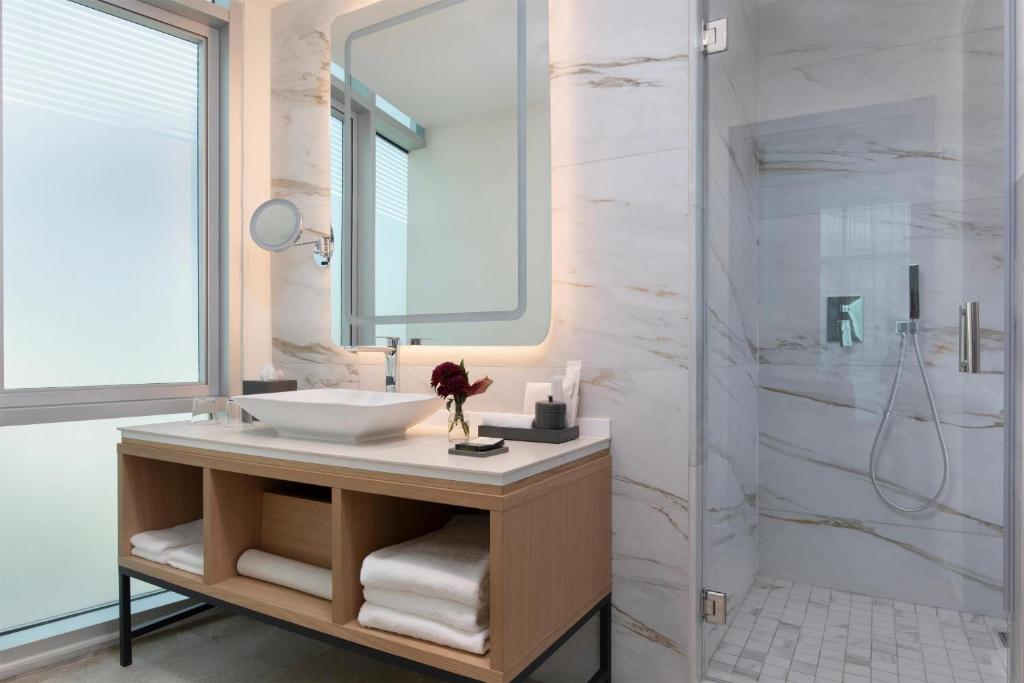 Koupelna v ubytování Hyatt Centric Santo Domingo