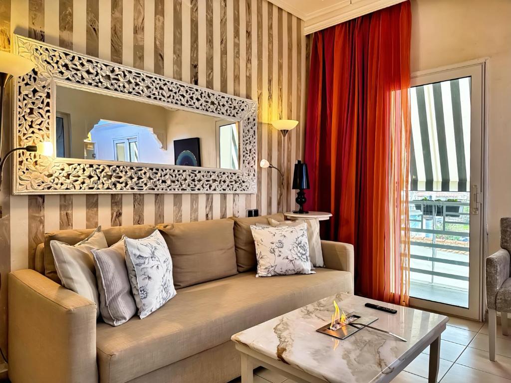Część wypoczynkowa w obiekcie Panorama Suites & Spa - Adults Only