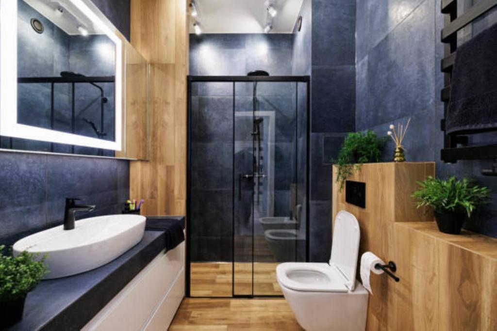 Koupelna v ubytování EL DE Olive Aero Suites Near Delhi Airport