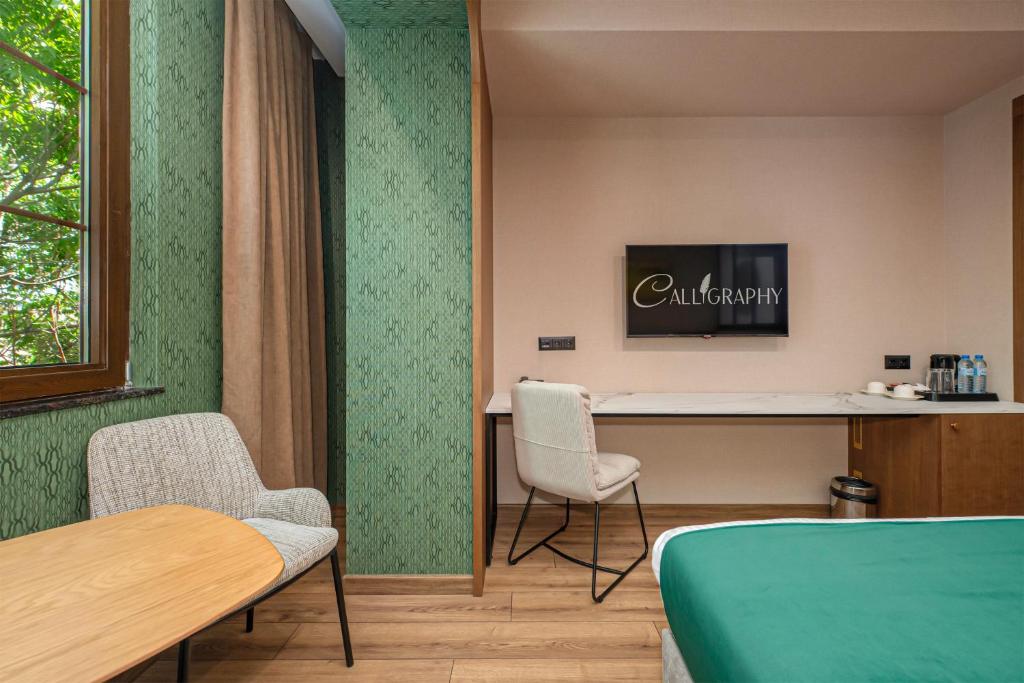 Posezení v ubytování Boutique Hotel Calligraphy