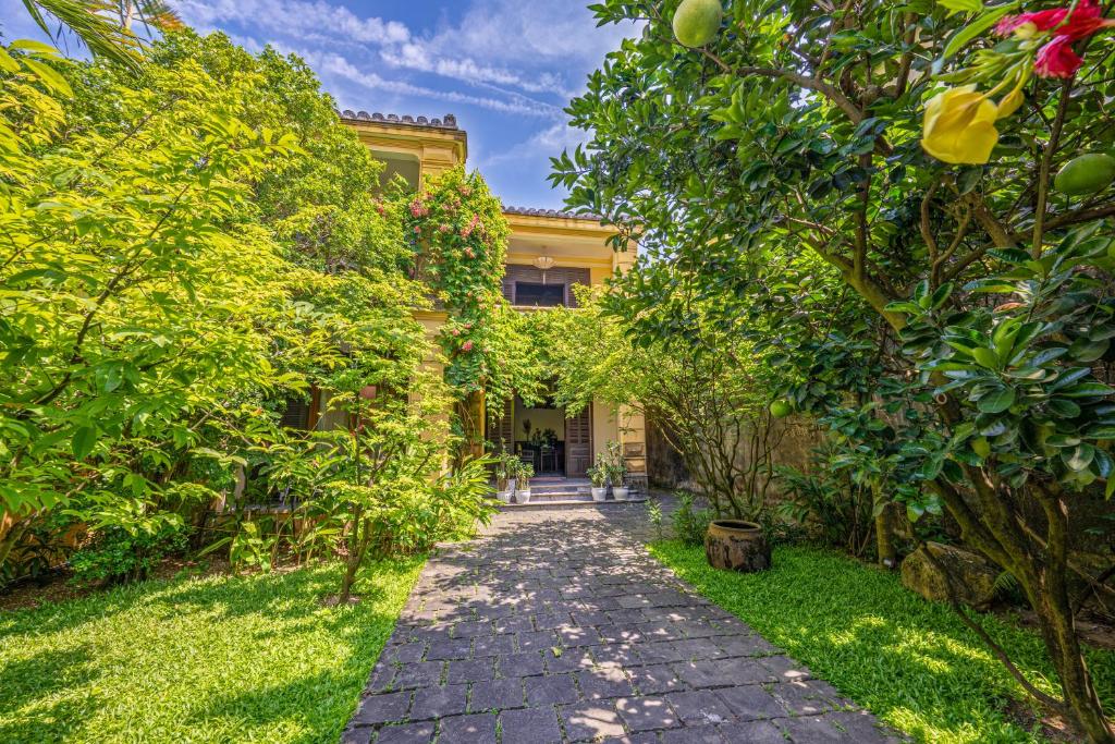 Zahrada ubytování Hoian Central Hotel