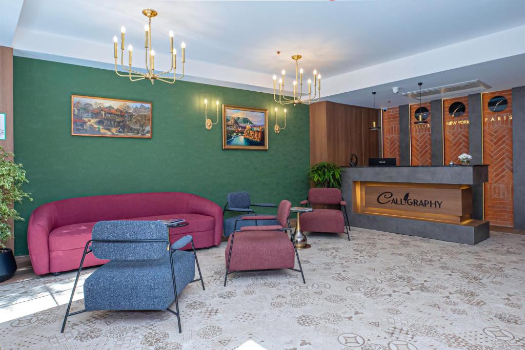 Posezení v ubytování Boutique Hotel Calligraphy