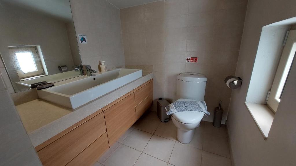 Koupelna v ubytování Vasiliki Villa