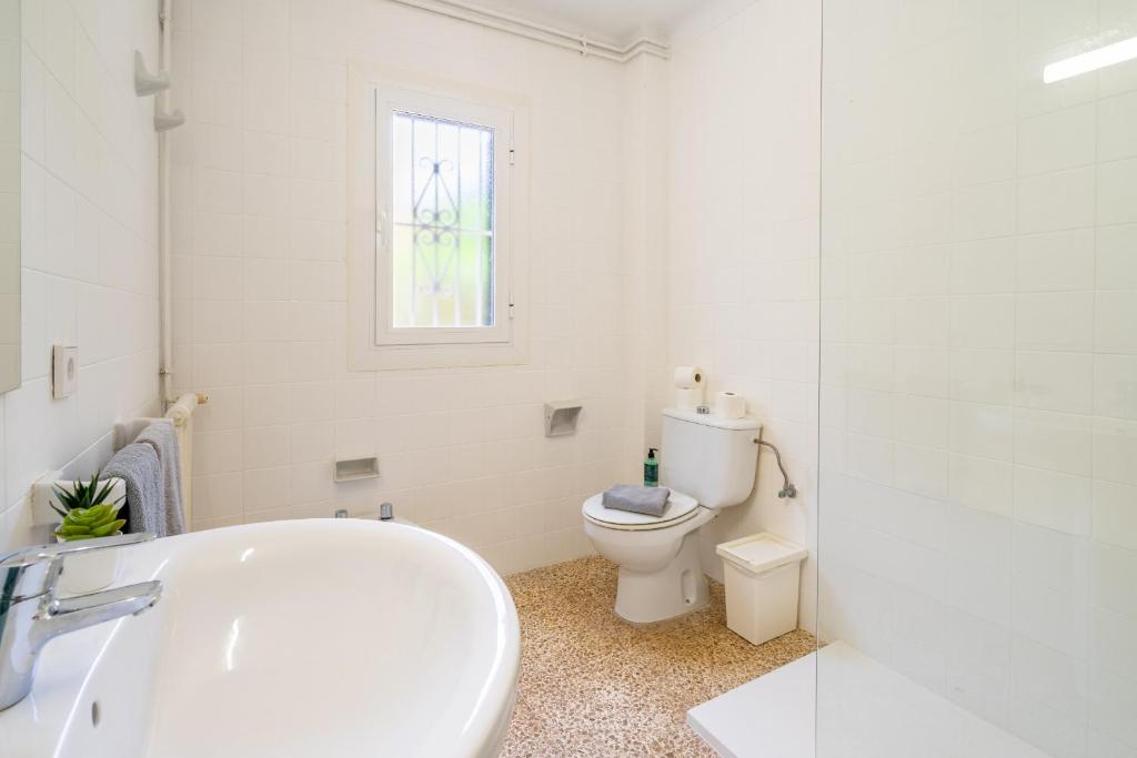 Kúpeľňa v ubytovaní Villa Son Veri Miramar