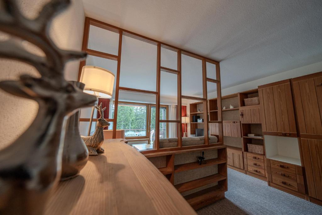 Kuchyň nebo kuchyňský kout v ubytování Rehwiesa A11 by Arosa Vacations