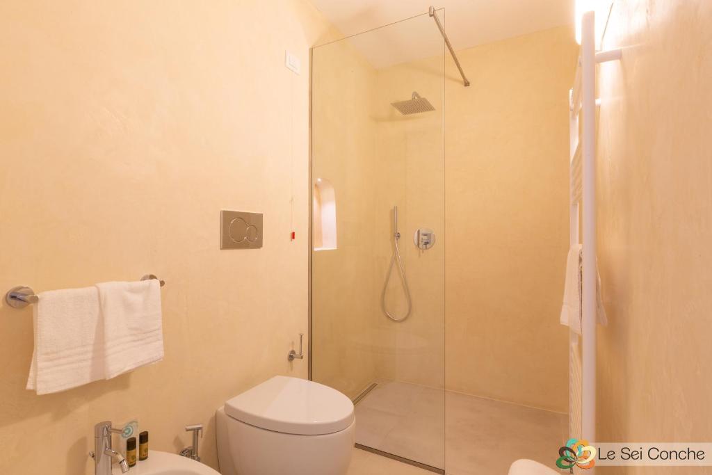 Łazienka w obiekcie Le Sei Conche Relais & SPA