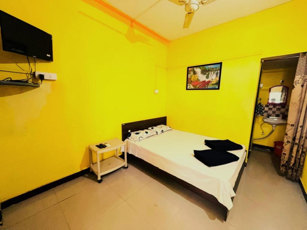 TV a/nebo společenská místnost v ubytování Konkan Villa Homestay