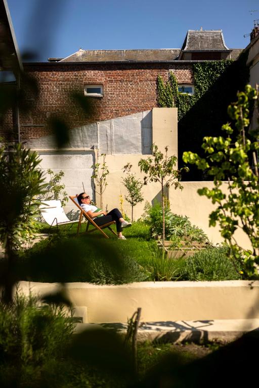 Zahrada ubytování Maison Cachée - Chambres et Appartements en Baie de Somme