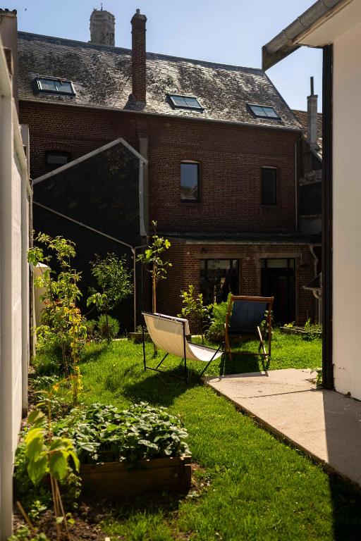 Zahrada ubytování Maison Cachée - Chambres et Appartements en Baie de Somme