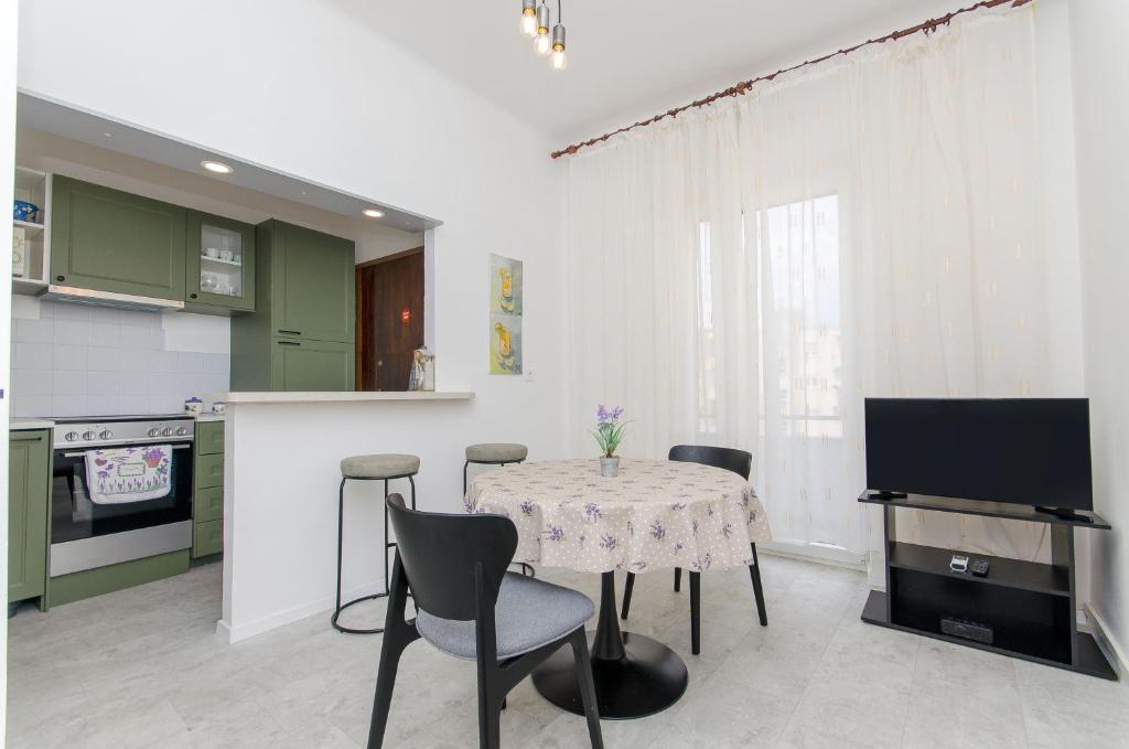 Kuchyň nebo kuchyňský kout v ubytování Guest house Levanda