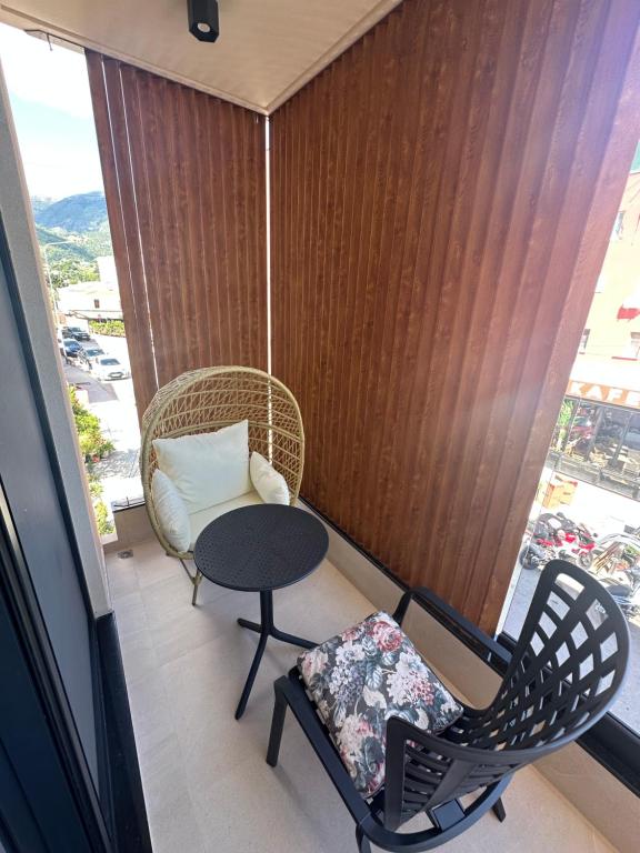 Balkón nebo terasa v ubytování Manolo & Jolie Luxury Villa