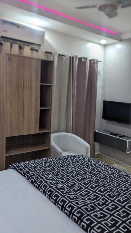 TV a/nebo společenská místnost v ubytování Nems Appartment