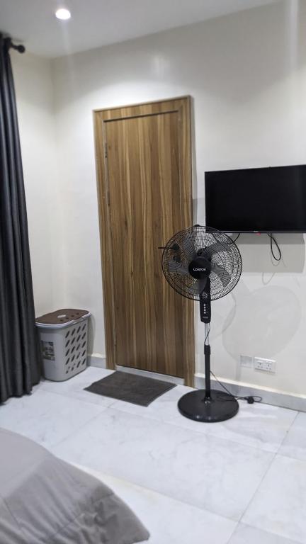 TV a/nebo společenská místnost v ubytování Nems Appartment