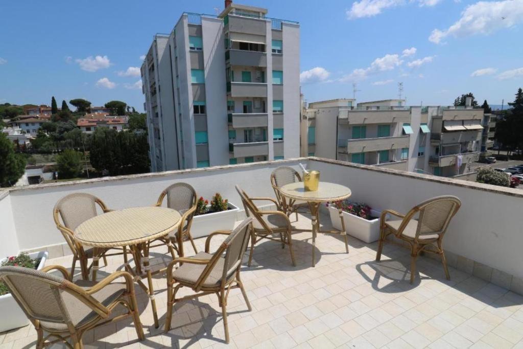 Balkón nebo terasa v ubytování B&B Litoranea 80