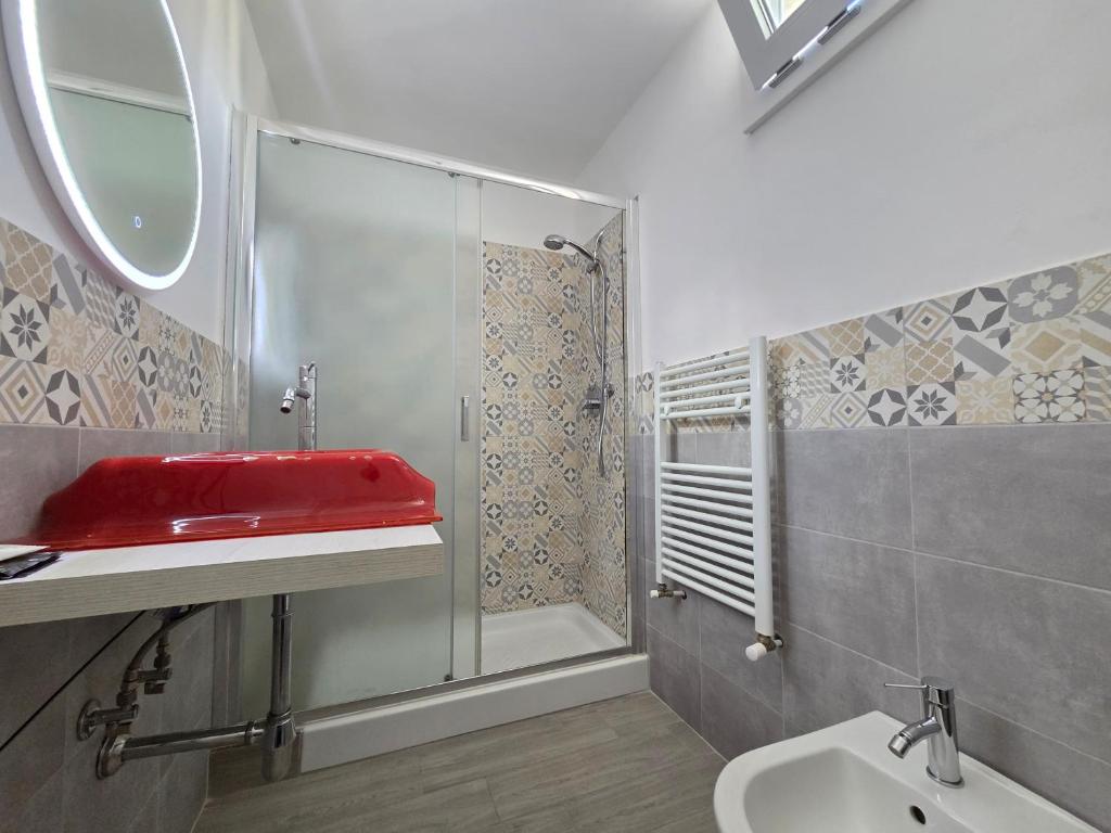Koupelna v ubytování B&B Litoranea 80