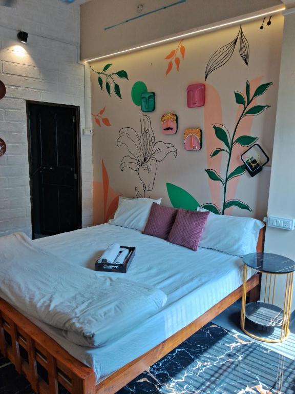 Postel nebo postele na pokoji v ubytování Sukoon River Homestay