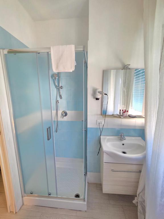 Koupelna v ubytování B&B Litoranea 80