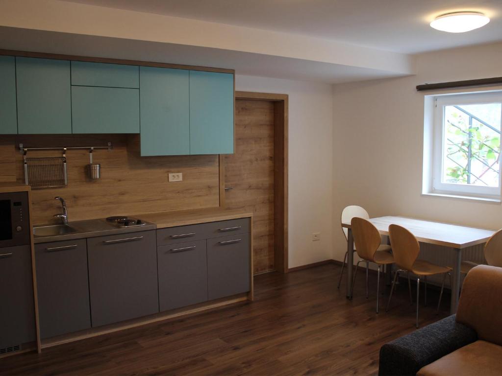Kuchyň nebo kuchyňský kout v ubytování Apartment Pri nama