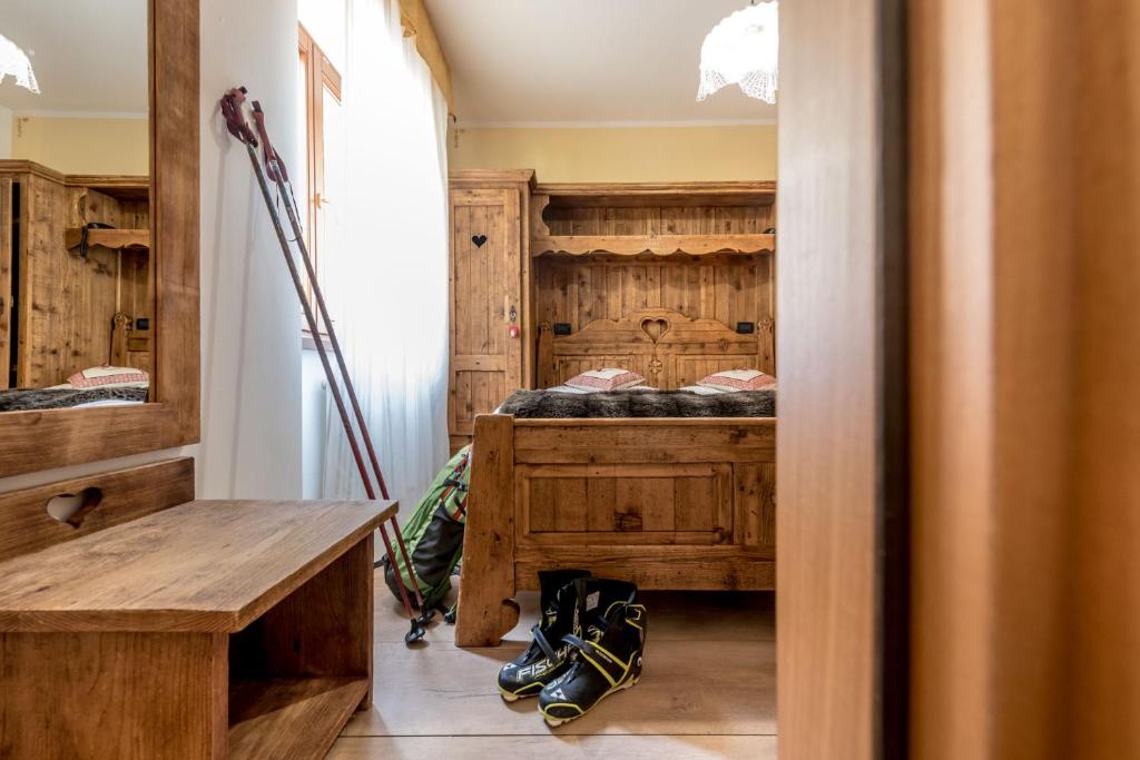 Postel nebo postele na pokoji v ubytování Hotel Pezzotti