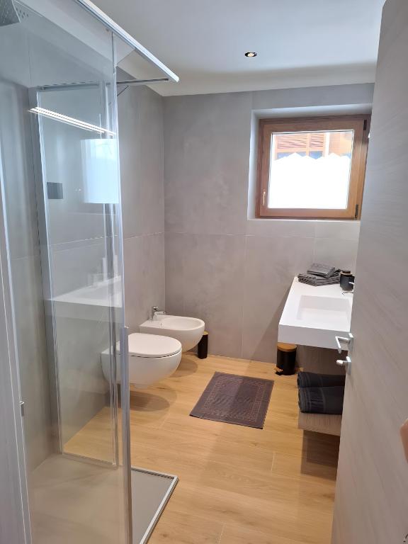 Koupelna v ubytování Chalet Ale Livigno