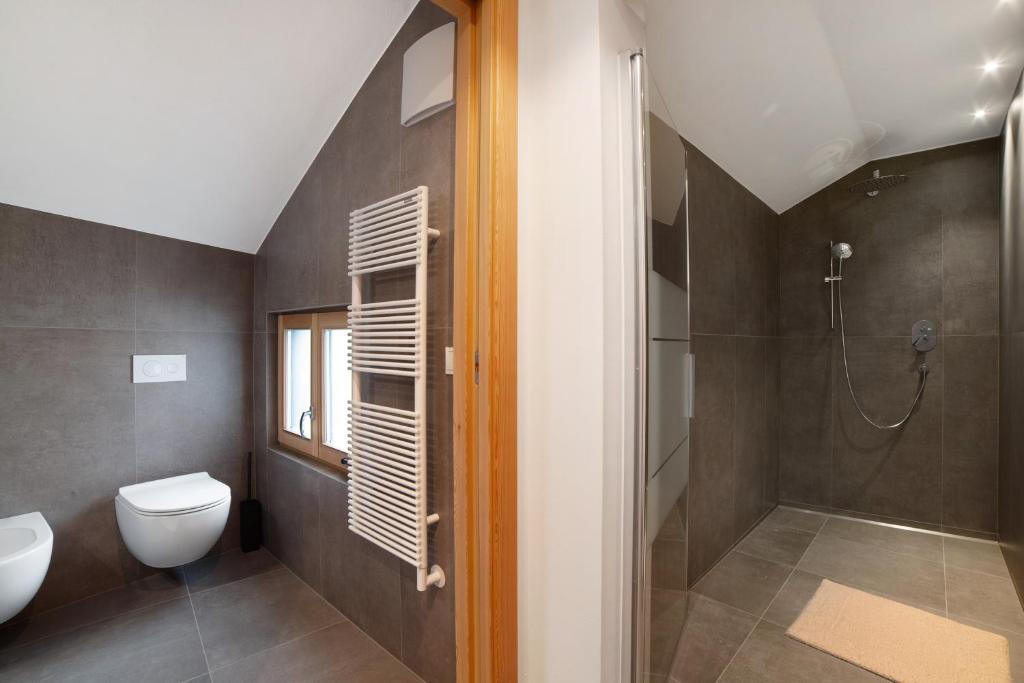 Koupelna v ubytování Boutique Hotel Santer Klause