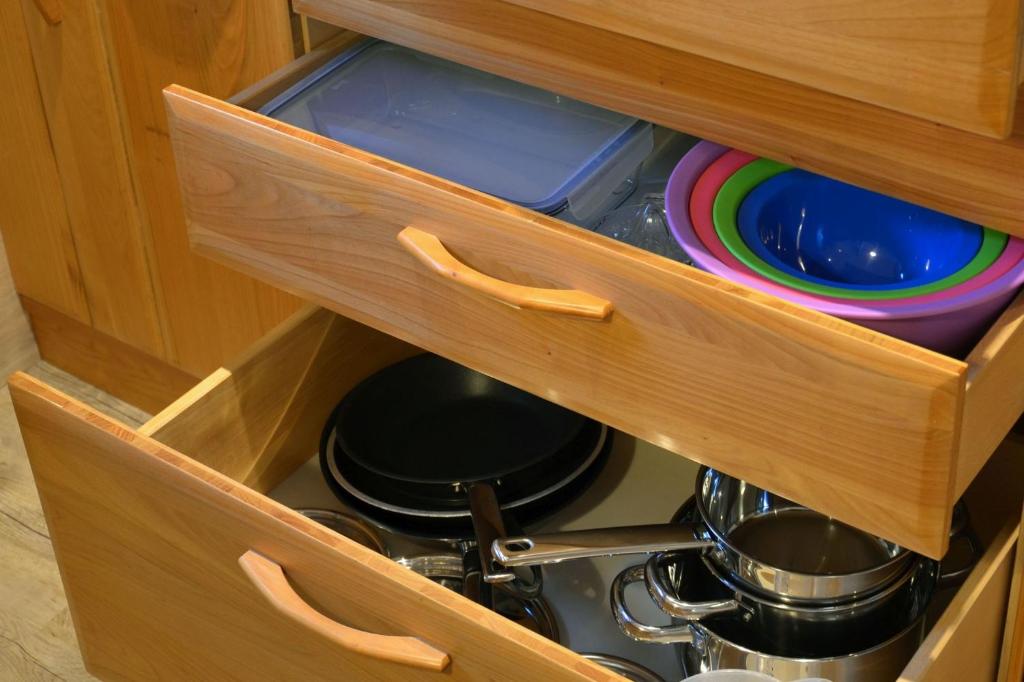 Kuchyň nebo kuchyňský kout v ubytování Ferienwohnung Sester
